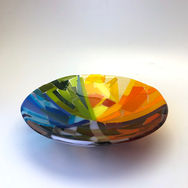 Fused Glass Bowl, Verbeek Glass Studio