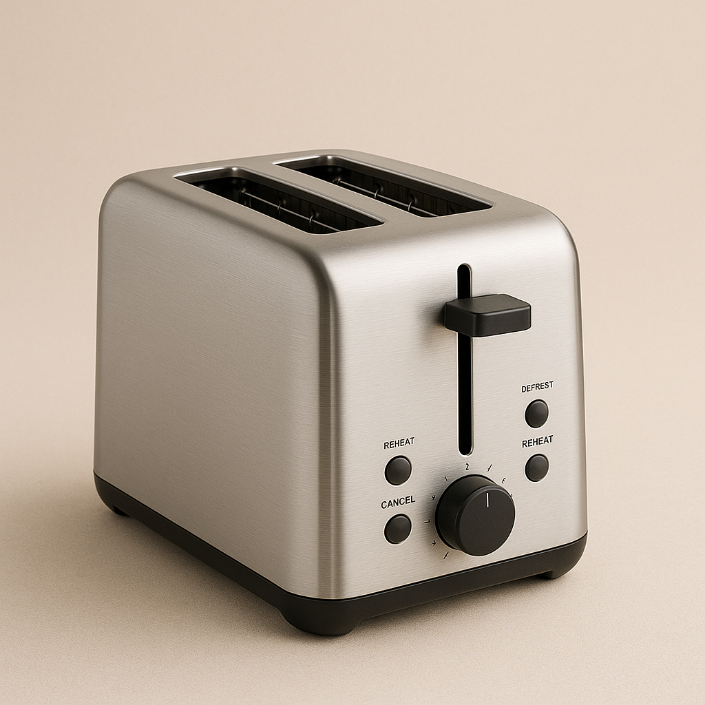 Torradeira inox dupla 