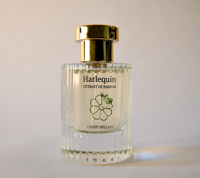 Harlequin extrait de parfum bottle