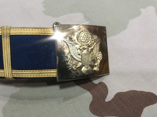 army dress blues belt Enlisted ASU Blue Ceremonial - US army asu ceremonial belt