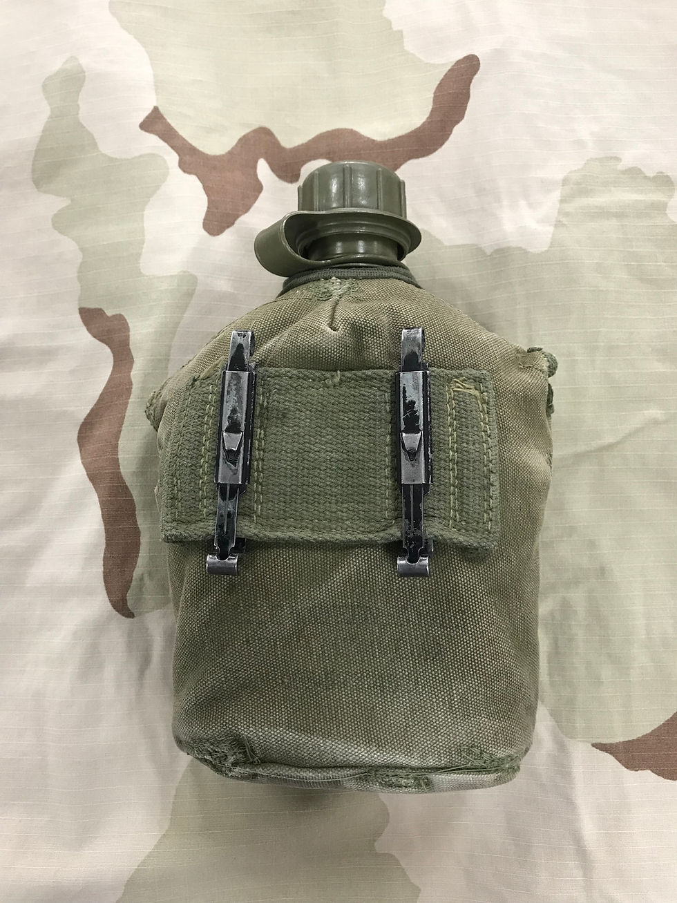 Thumbnail: Vietnam Era M-1965 Canvas Canteen Cover, Cup, Canteen
