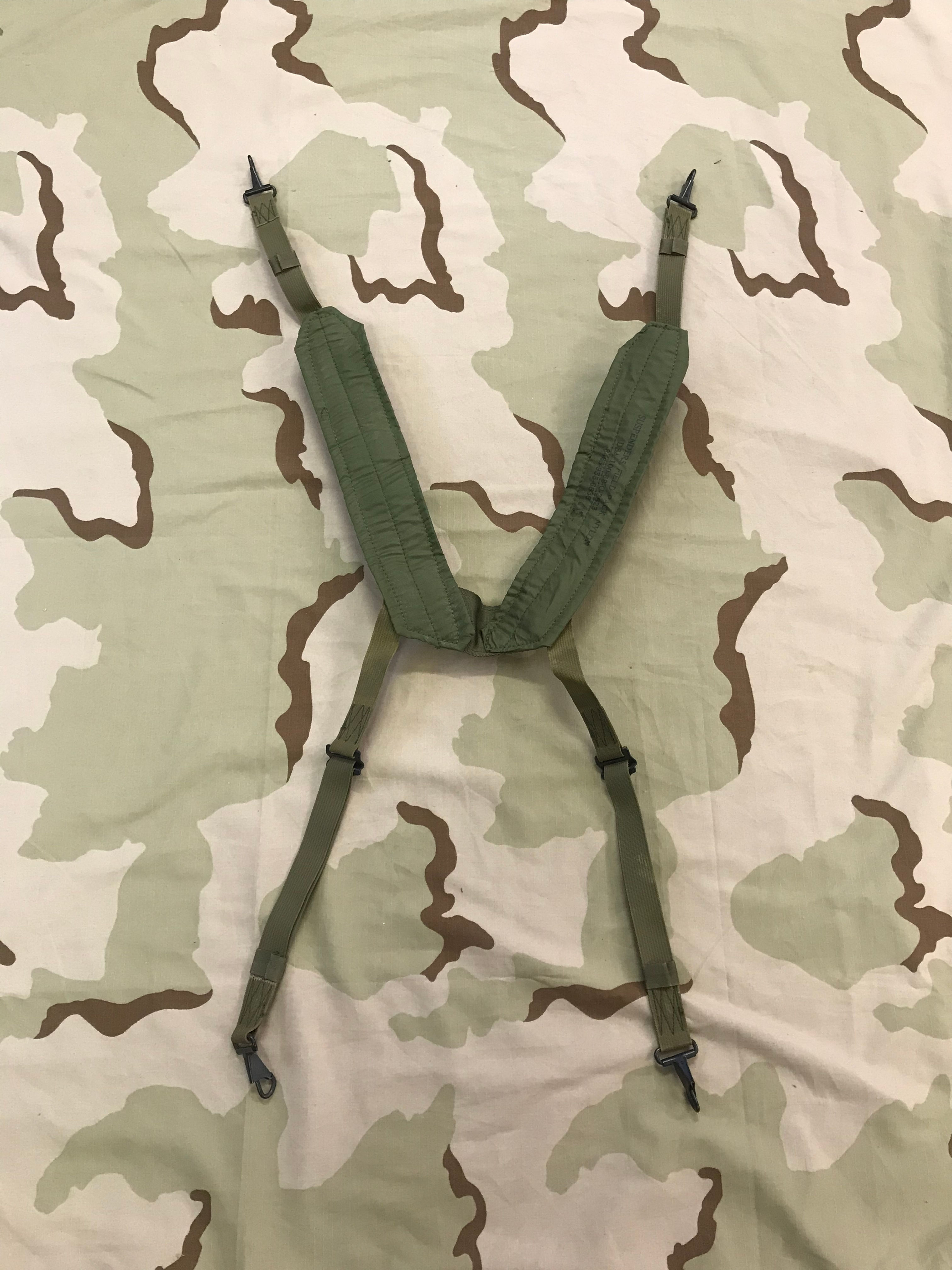 US Military Field Pack Nylon H Suspenders