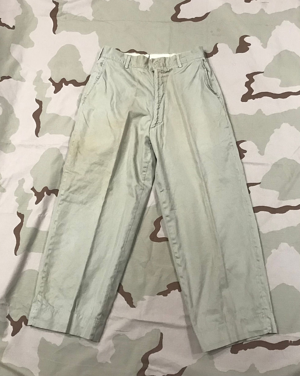 Thumbnail: Vintage US Air Force Tropical Uniform Jacket , Cotton Tan Man's