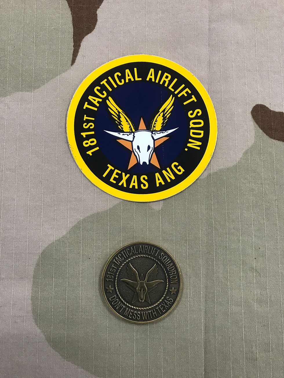 Thumbnail: Plaque 181st Tactical Airlift Sqdn Texas ANG -NAS JRB Ft. Worth