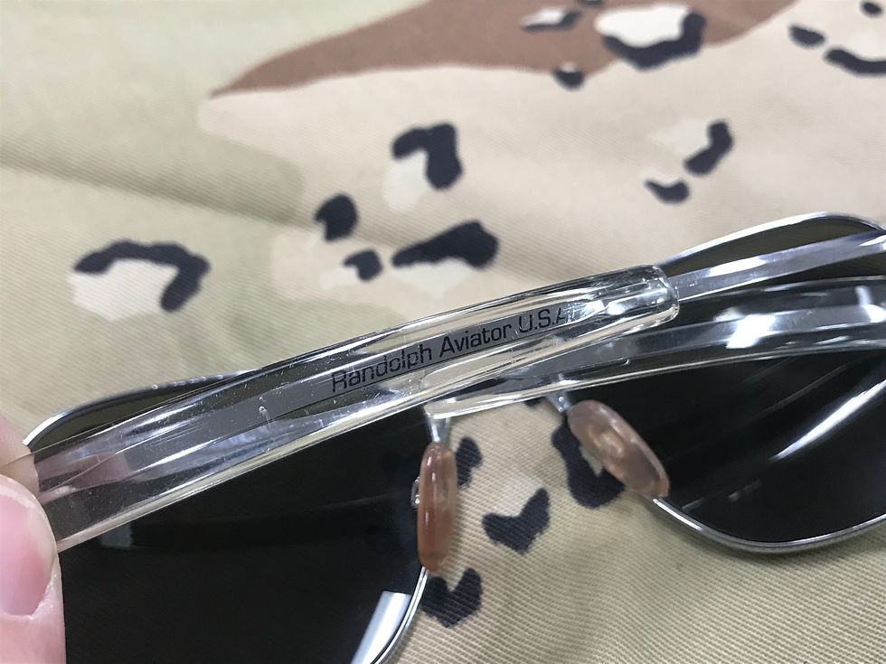 Thumbnail: USGI Randolph HGU-4/P Pilot Sunglasses - 58mm