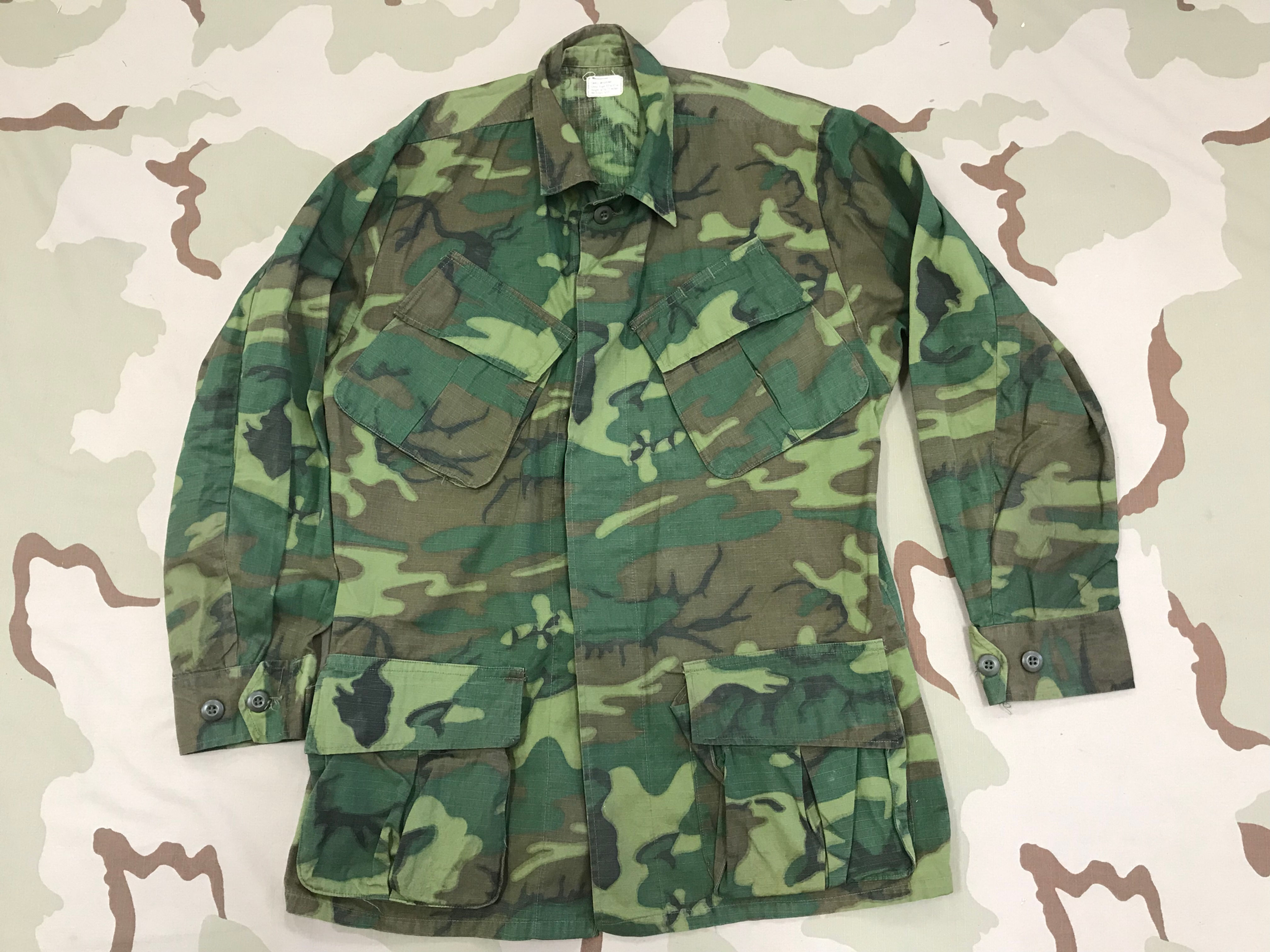 Vietnam ERDL Camo Slant Pocket Shirt