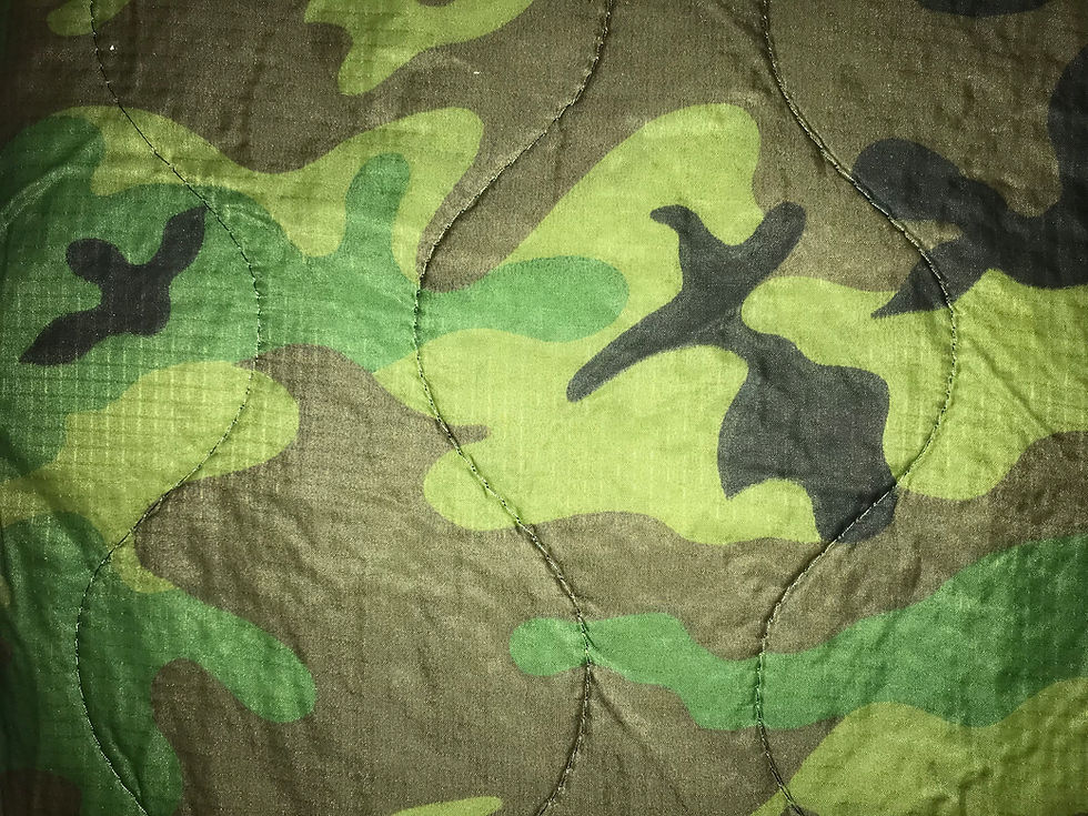 Thumbnail: US Military Woodland Camo Poncho Liner