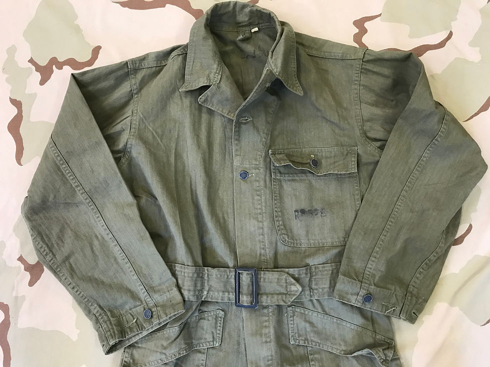 Thumbnail: WW2 M-1943 HBT OD Coveralls
