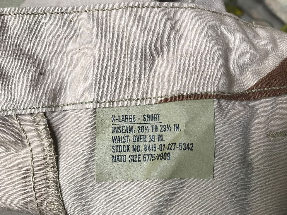 Thumbnail: USGI BDU Trousers Camouflage Pants Desert Camo