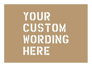 Custom Military Stencil | Army Navy Warehouse