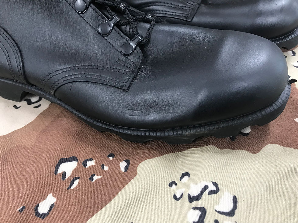 all black military boots