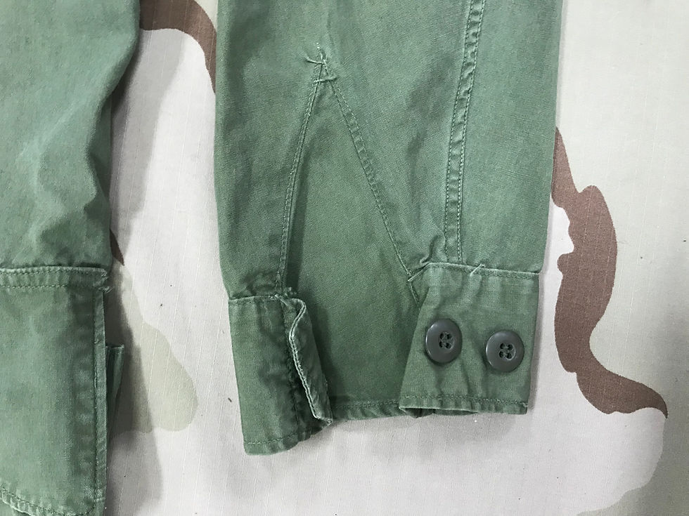 Thumbnail: Vietnam OD Slant Pocket Jungle Fatigue Shirt OG-107 Poplin