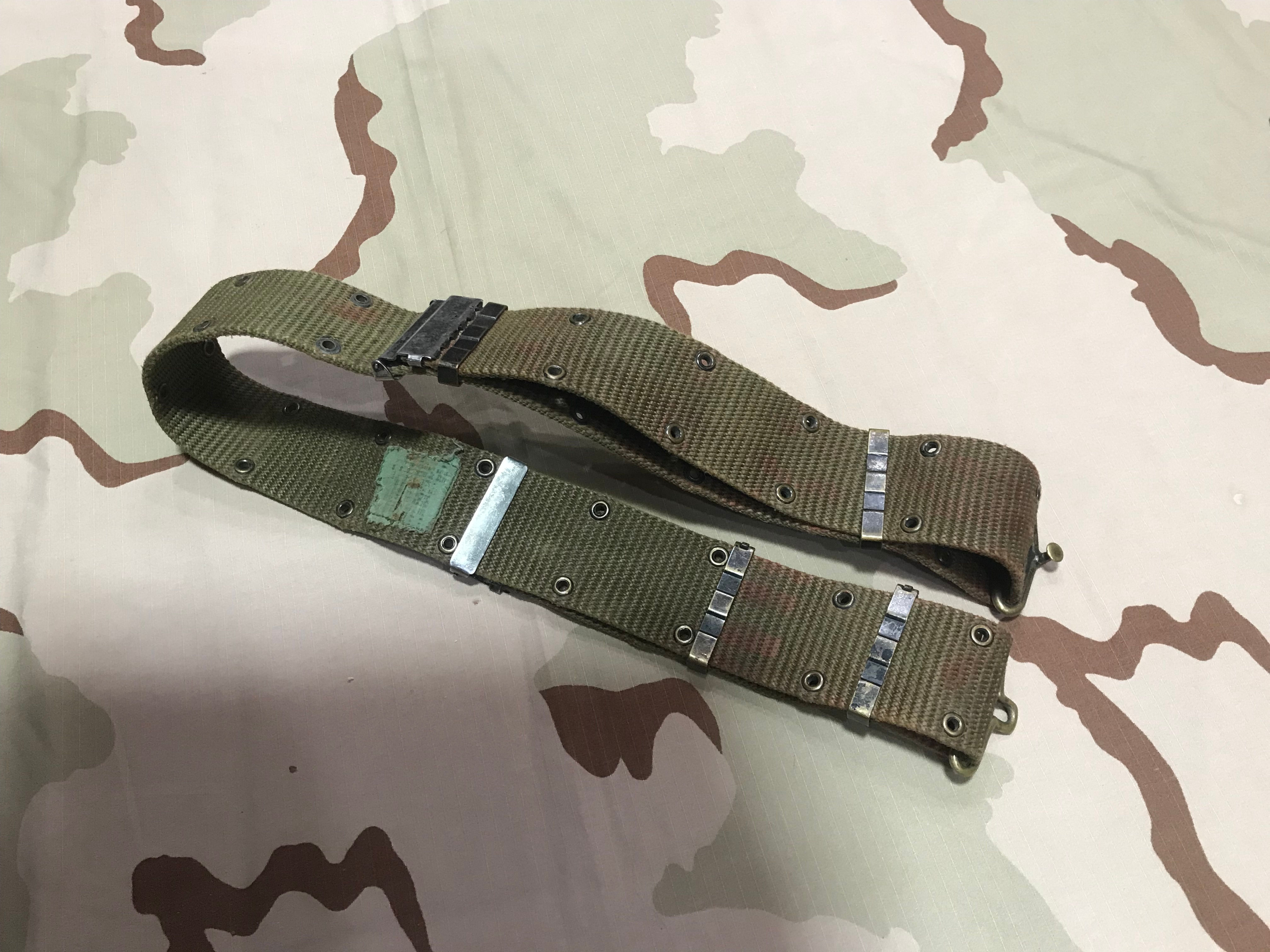 Vintage US GI LC-2 Pistol Belt - Brass Buckle