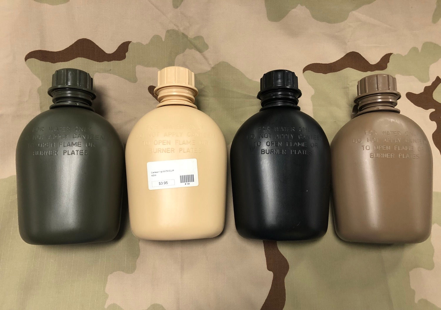 US Military 1 Quart Canteen w/ Clip