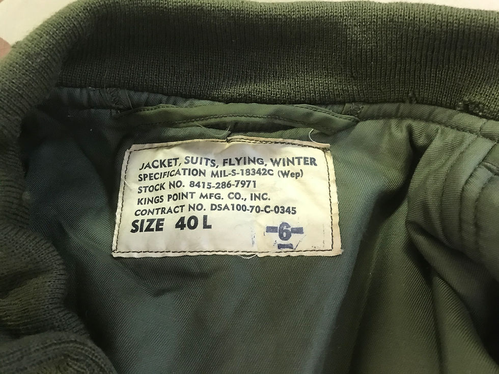 Thumbnail: WEP Winter Fighter Pilot Flying Jacket