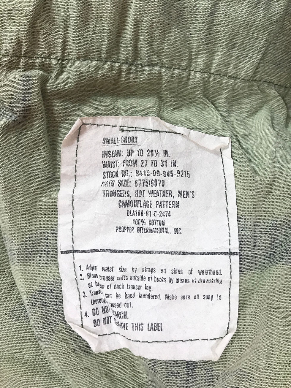 Thumbnail: Vintage ERDL Gen 2 Camo Hot Weather Trousers