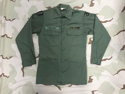 US Army Vietnam OG-507 Utility Shirt - Mamasan Made tape