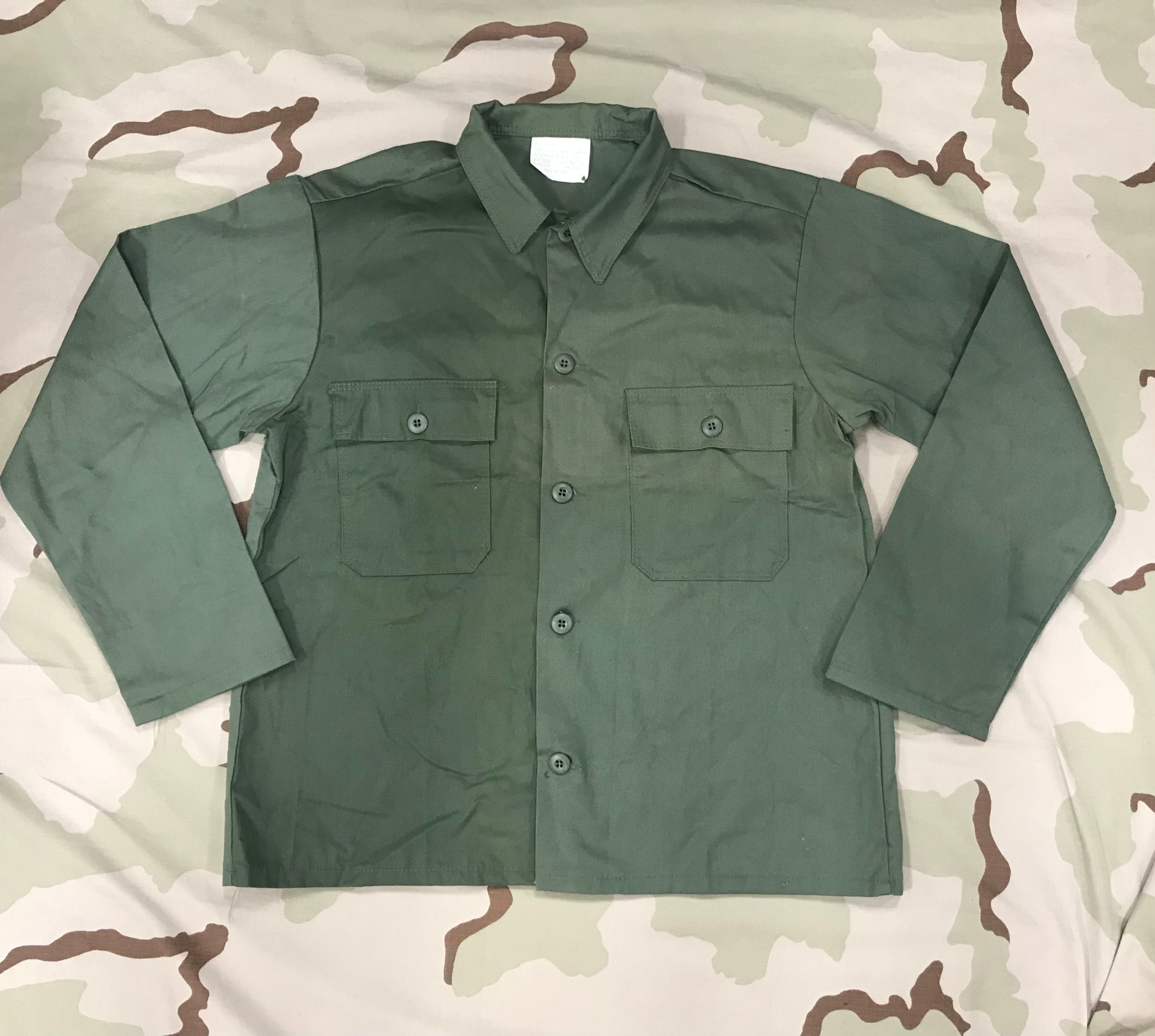 Vintage USGI OG-507 Utility Shirt : X-Large