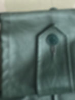 Thumbnail: Vintage Swiss Army Faux Leather Trench Coat