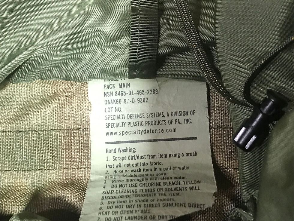 Thumbnail: MOLLE II Main Pack - Woodland Camo M81