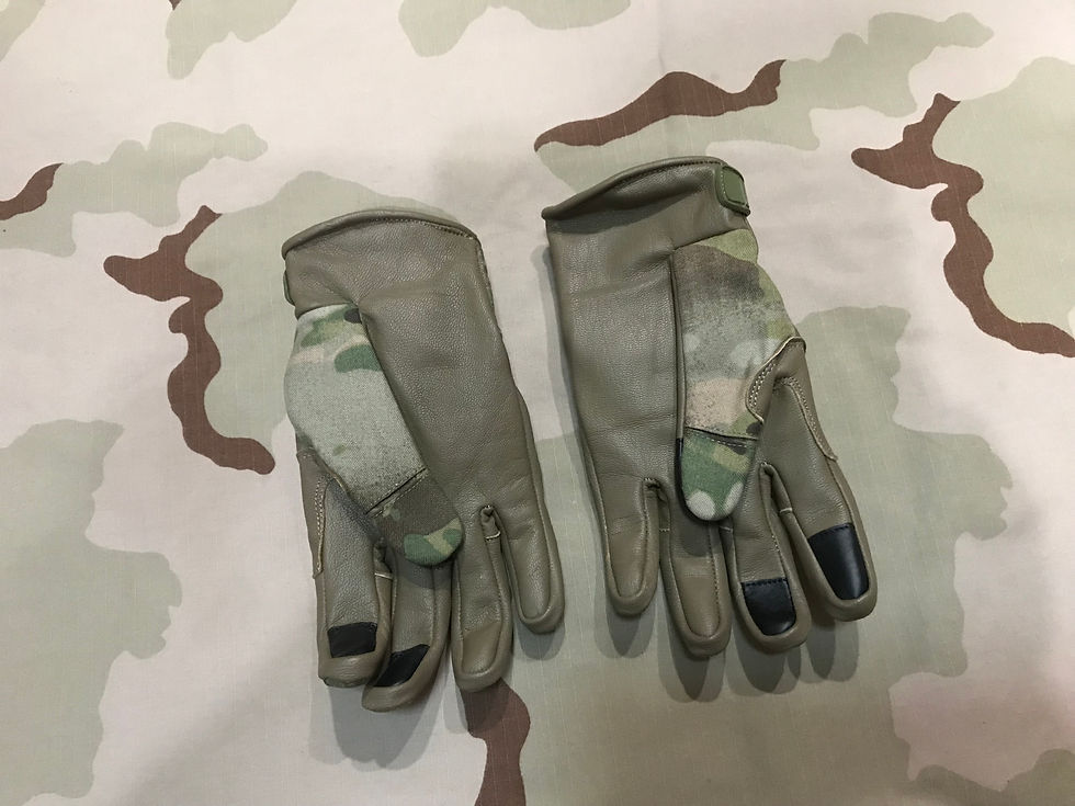Thumbnail: OCP Leather Tactical Gloves w/ Carbon Fiber Knuckles