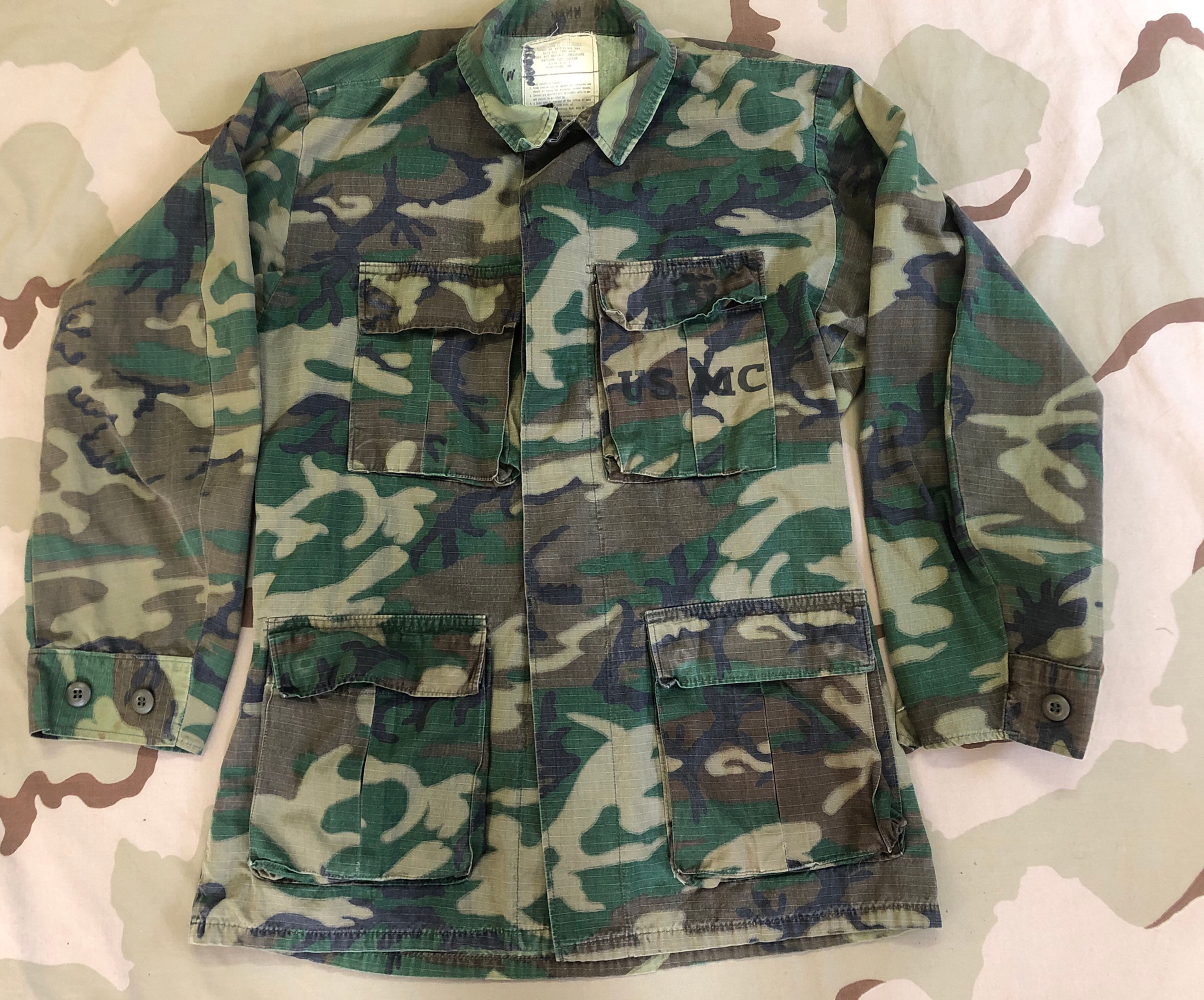 USMC ERDL Camo BDU Shirt