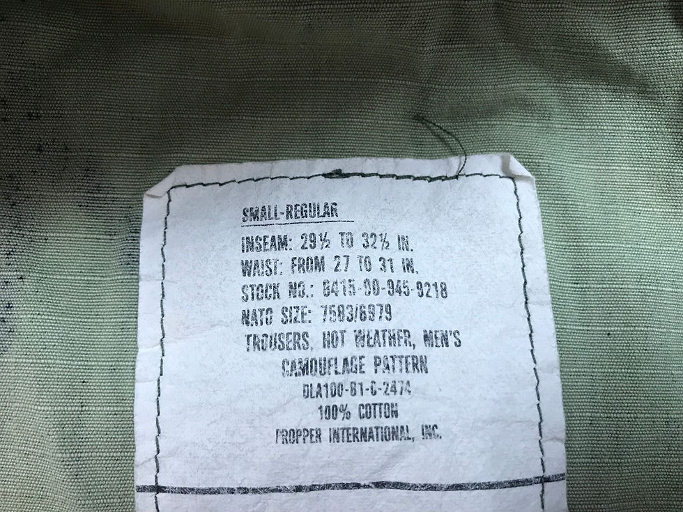 Thumbnail: Vintage ERDL Gen 2 Camo Hot Weather Trousers