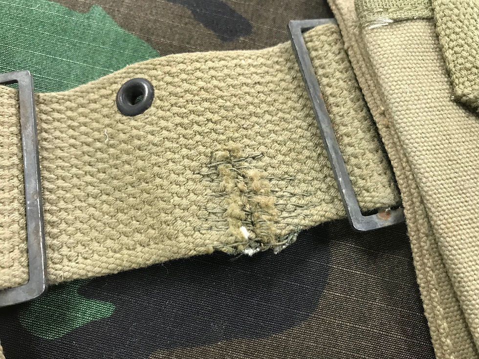 Thumbnail: WW2 Canvas B.A.R. Cartridge Belt - BAR Magazine Pouch