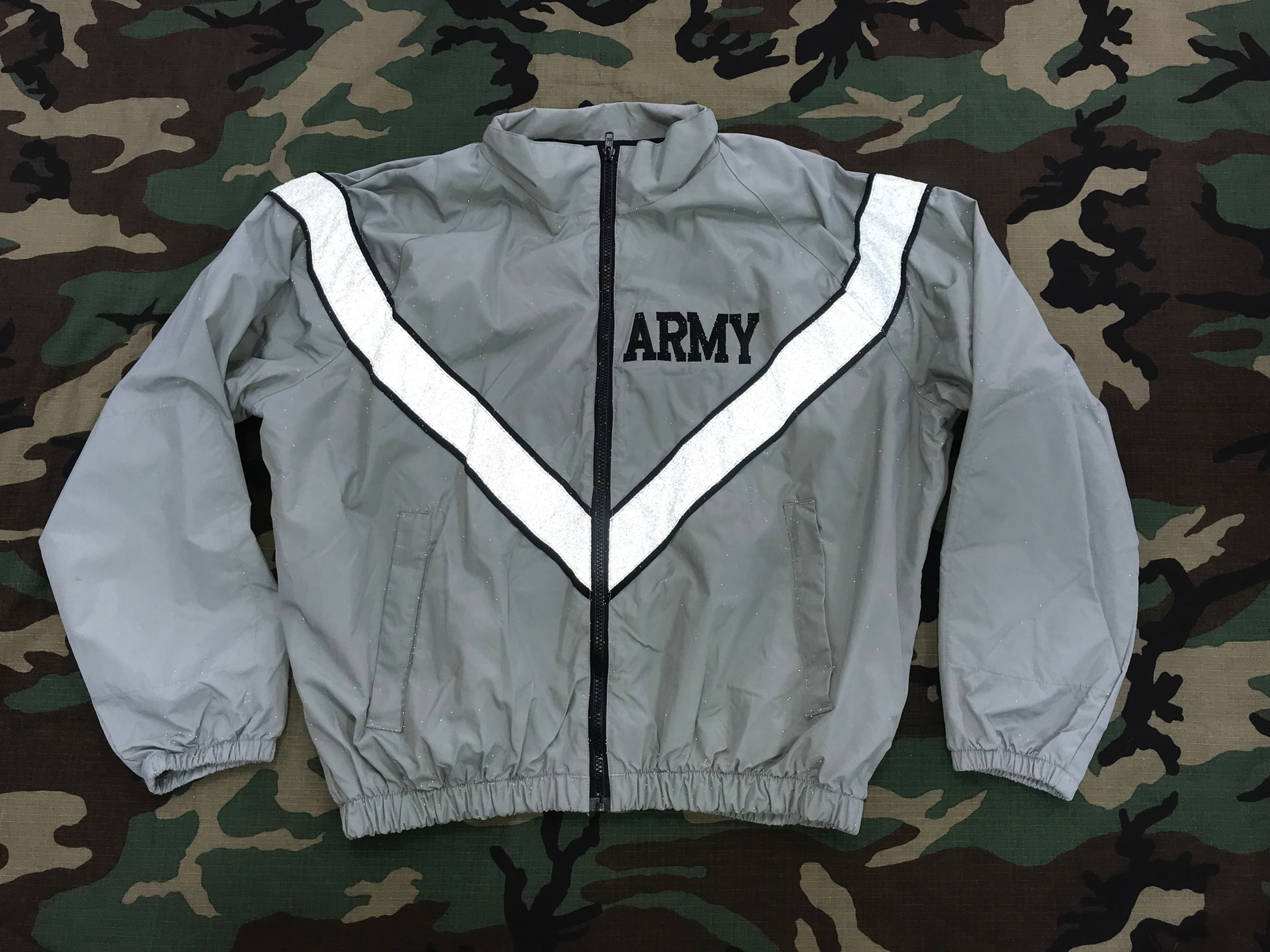 US Army Grey PT Jacket - IPFU Uniform