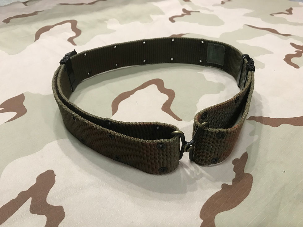Thumbnail: USGI OD LC-1 Pistol Belt - Brass Buckle