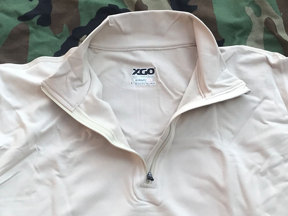 Thumbnail: Cold Weather XGO Fleece Zip Mock 1/4 Zip Under Shirt