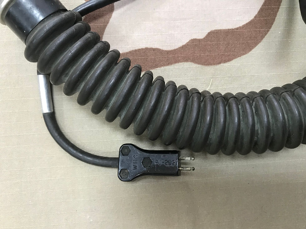 Thumbnail: WW2 US Pilot Helmet Oxygen Mask - Type A14