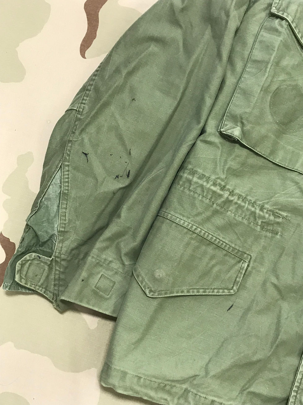 Thumbnail: Vintage Green M-1965 Coat M65 Field Jacket  - OG-107