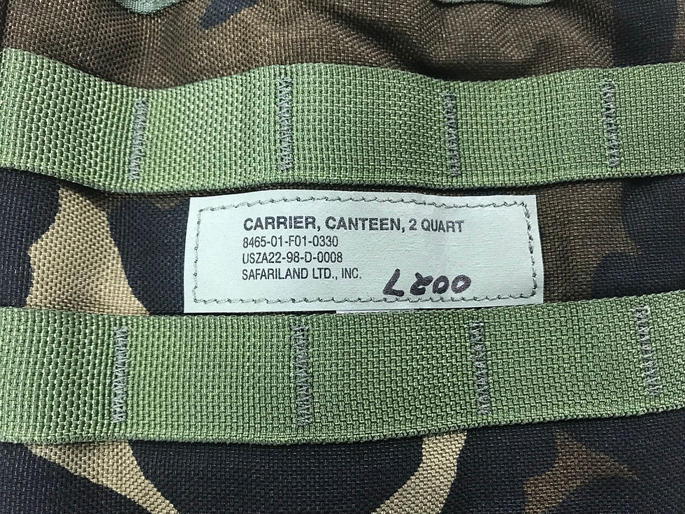 Thumbnail: SPEAR Safariland 2 Quart Canteen Pouch - Molle II Camo