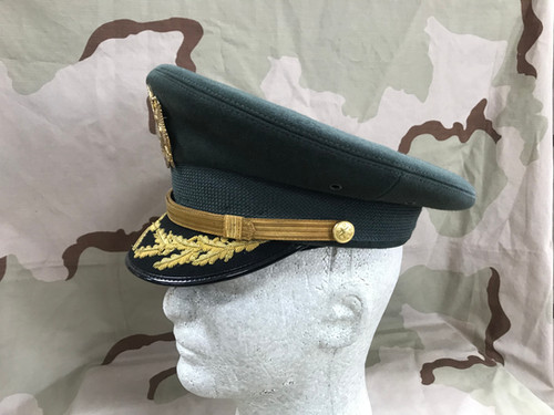 Dress Green US Army Dress Hat: Officer Field Grade Cap Vintage