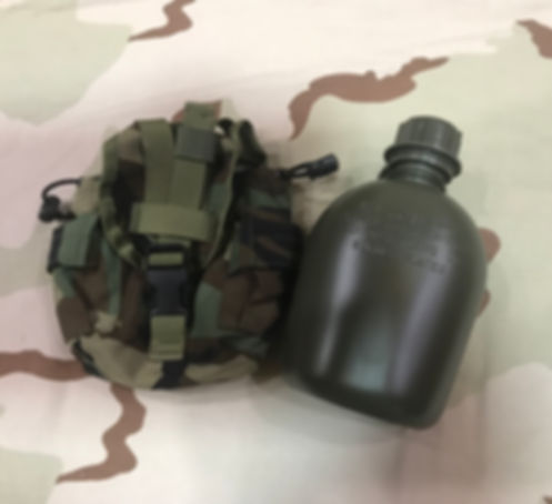 Molle II 1 QT Canteen Cover Pouch- Woodland Camo