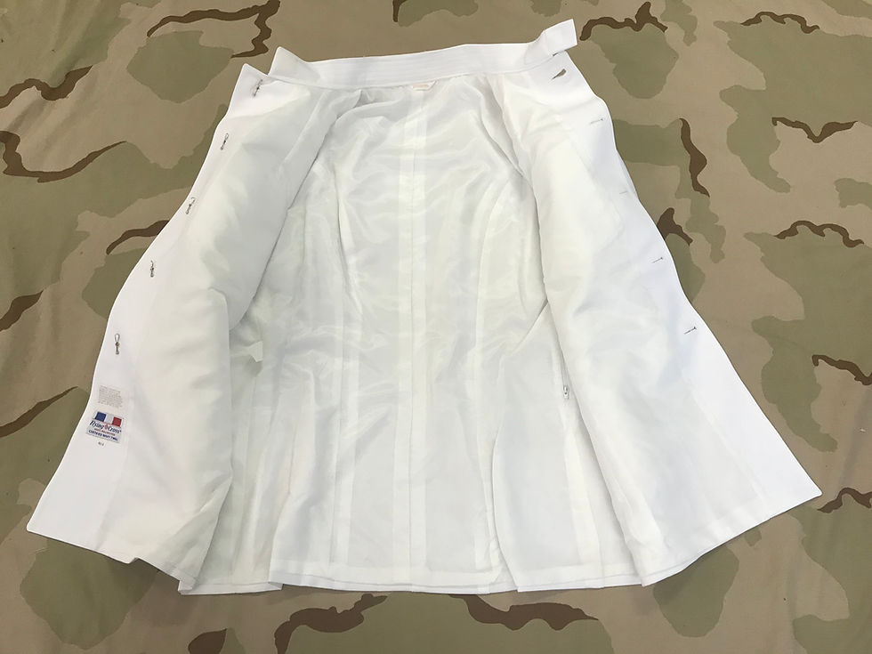 Thumbnail: US Navy Dress White Uniform Jacket
