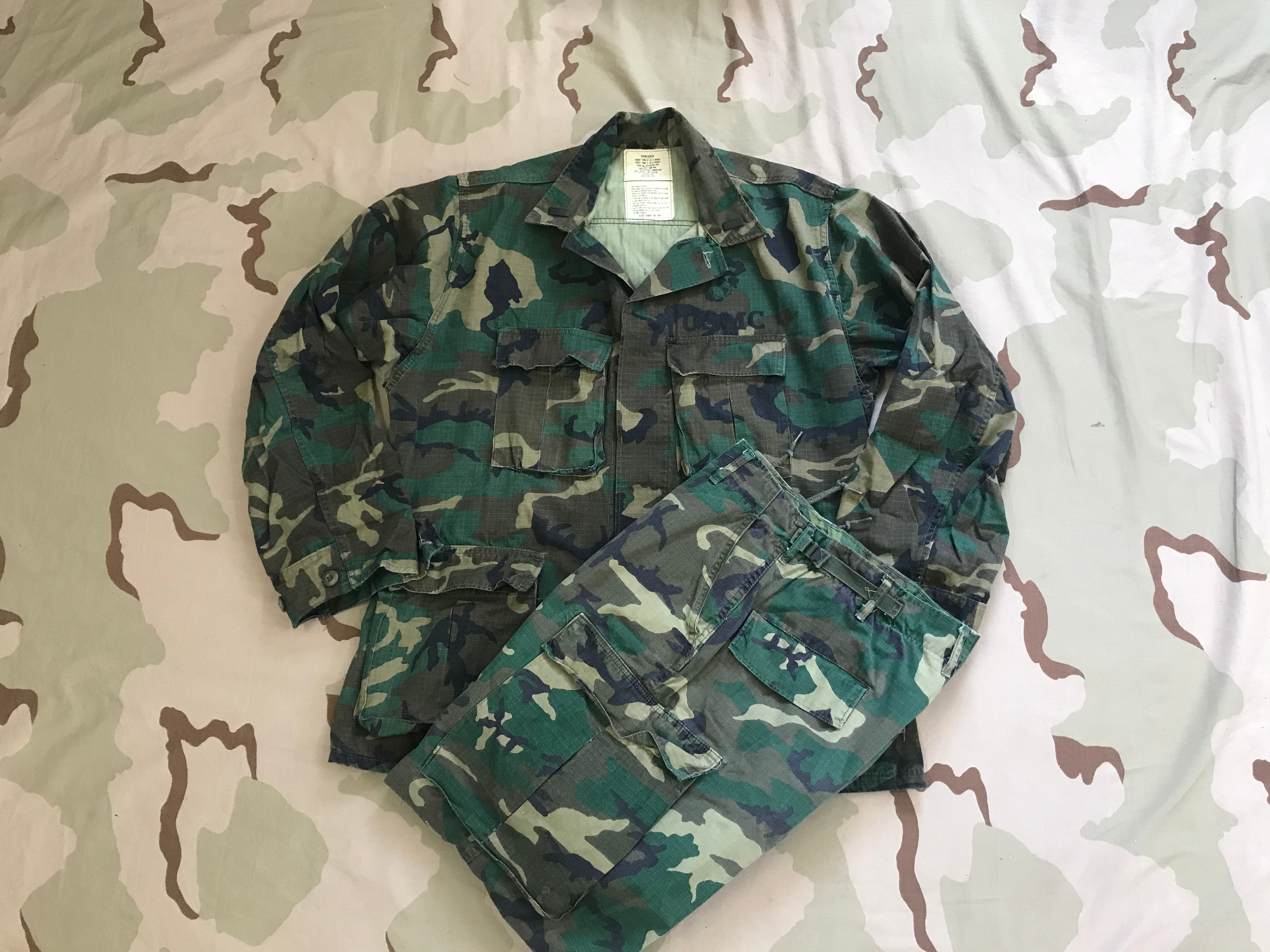 Vintage ERDL CAMO Gen2 BDU Coat & Trousers Set