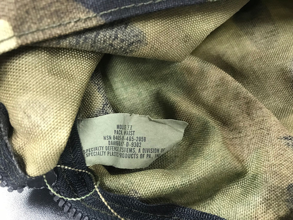 Thumbnail: US GI MOLLE II Waist Pack - Woodland Camo