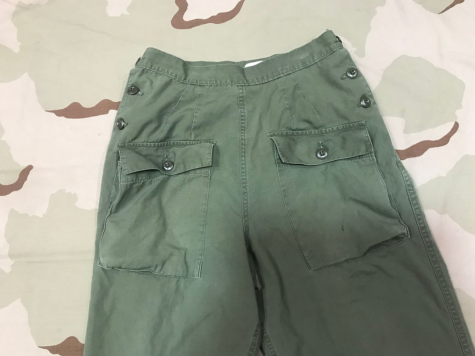 Thumbnail: Vietnam Women's Utility Fatigue Trousers OG-107