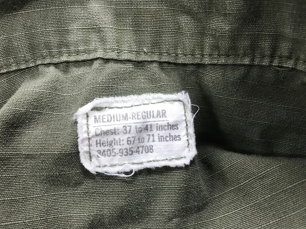 Thumbnail: Vintage Vietnam OG-107 Jungle Fatigue Shirt