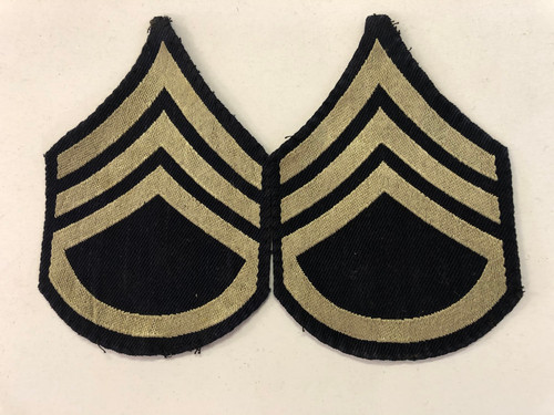 Pair of WW2 US Army Staff Sergeant E-5 Ranks | Army Navy Warehouse