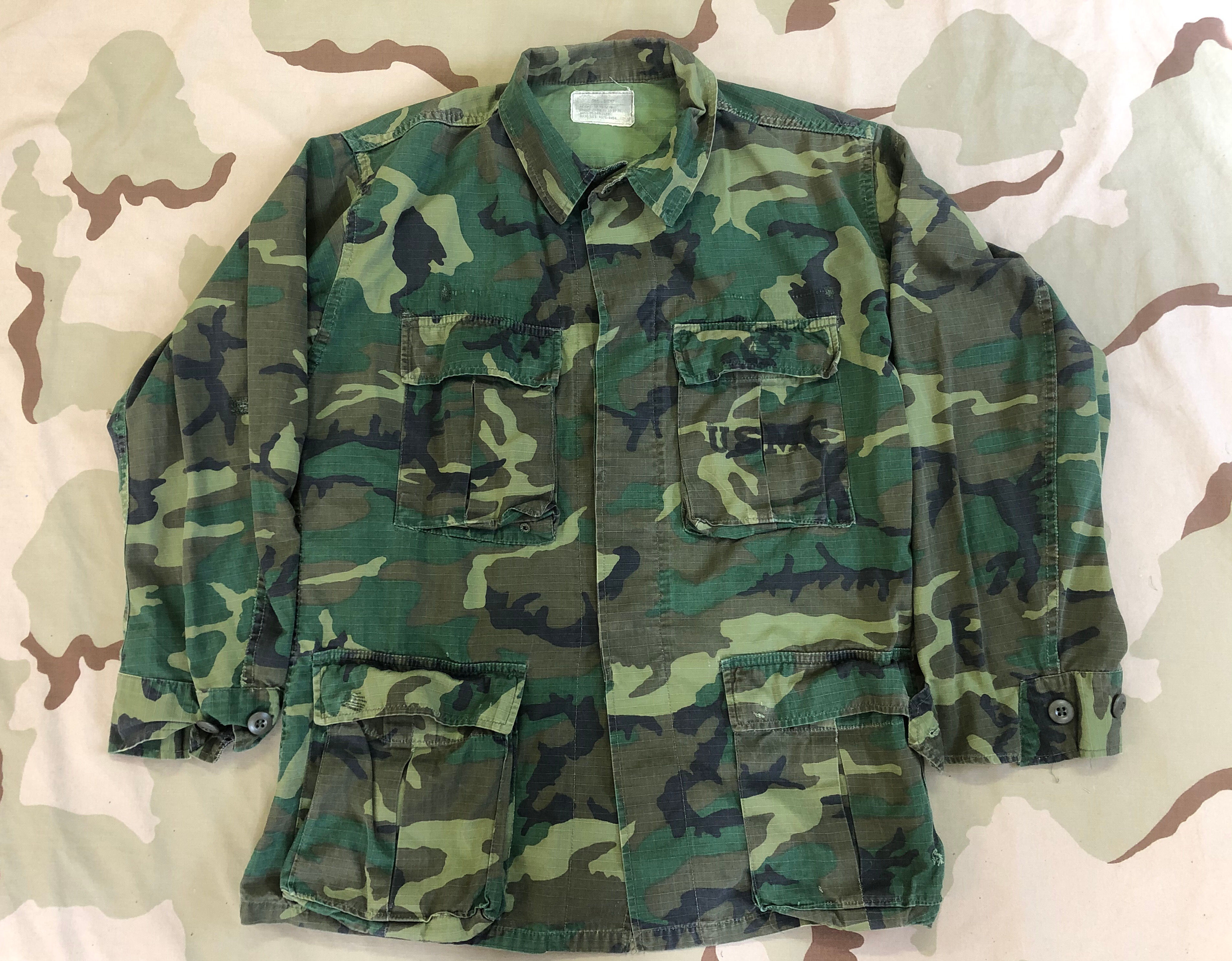 USMC ERDL Camo BDU Shirt