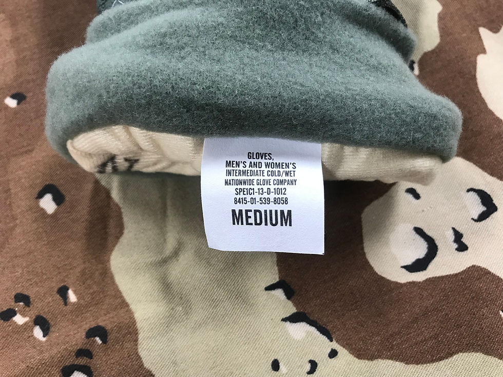 Thumbnail: US Military Cold Wet Weather Gloves