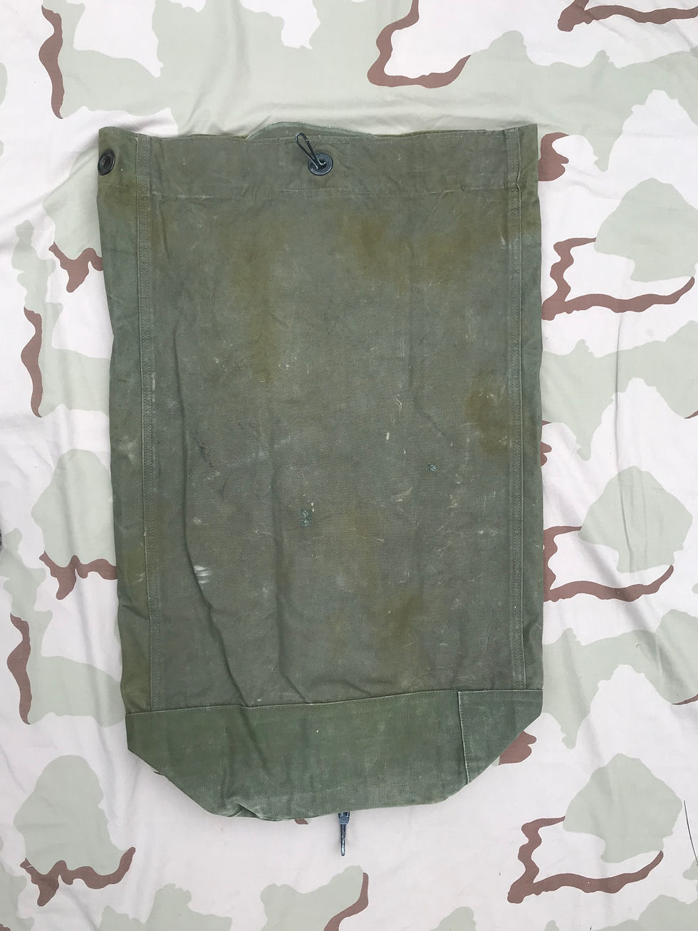 Thumbnail: US Military Vintage Duffel Bag Cotton Canvas DSA 100-3566 NSN 8465-265-4928