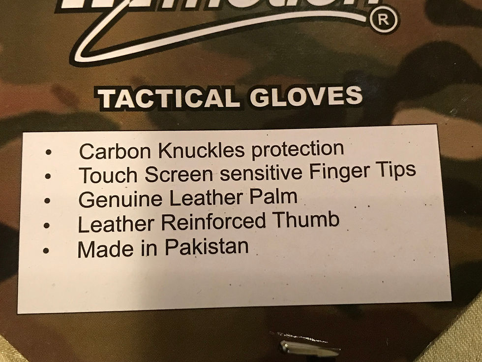 Thumbnail: OCP Leather Tactical Gloves w/ Carbon Fiber Knuckles