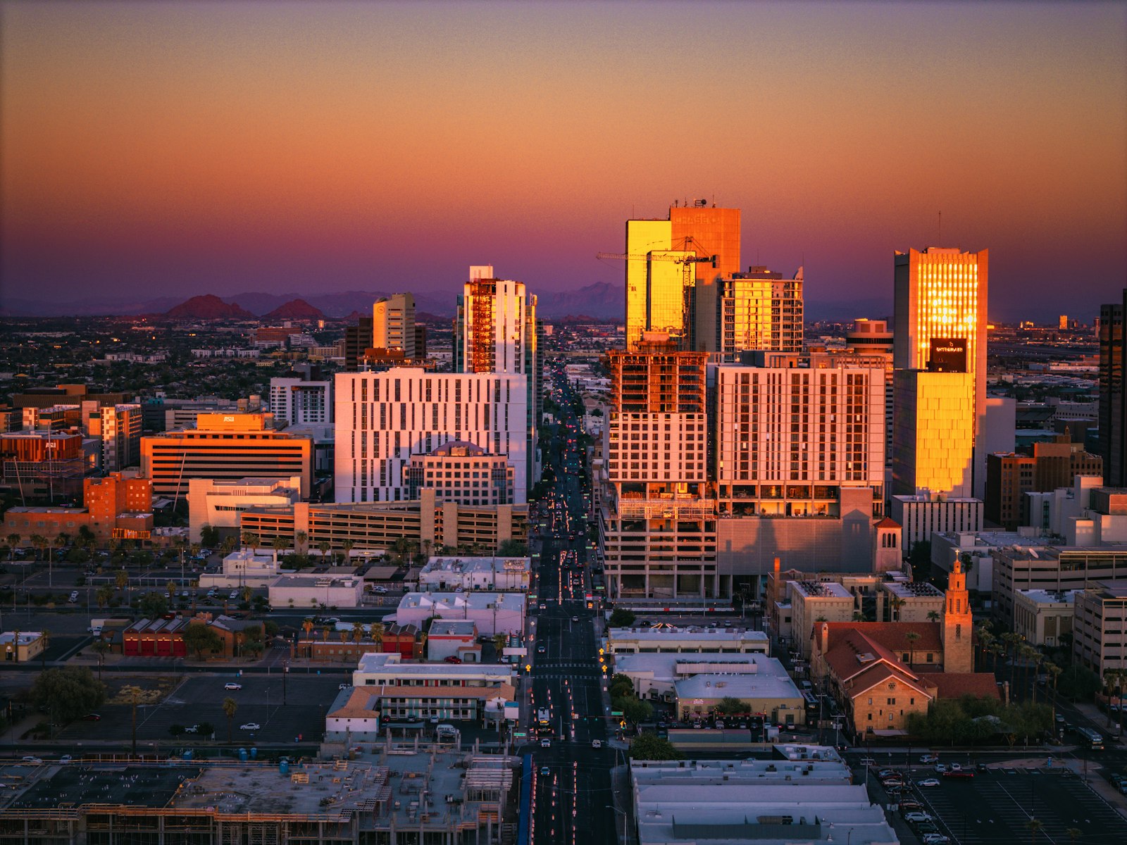 Phoenix, AZ skyline representing local digital marketing services