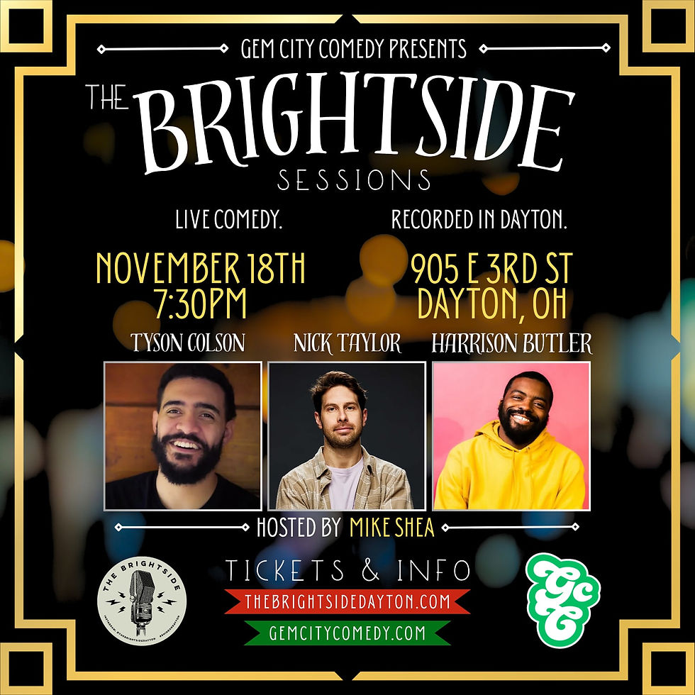 Gem City Comedy Presents: The Brightside Sessions