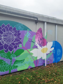 Bramley Sunnyside Junior School Mural, 2025