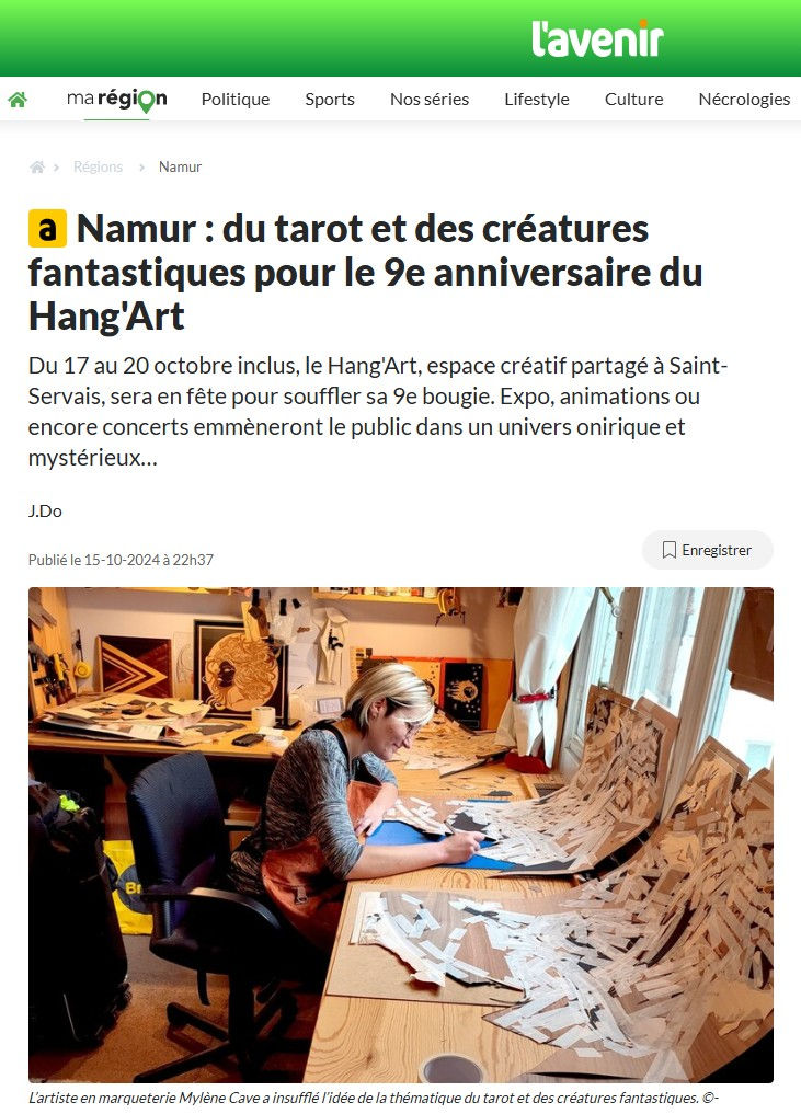 Article · Exposition Tarot & Créatures Fantastiques